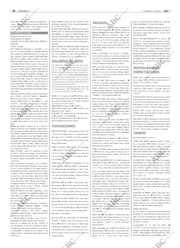 ABC MADRID 04-08-2002 página 76