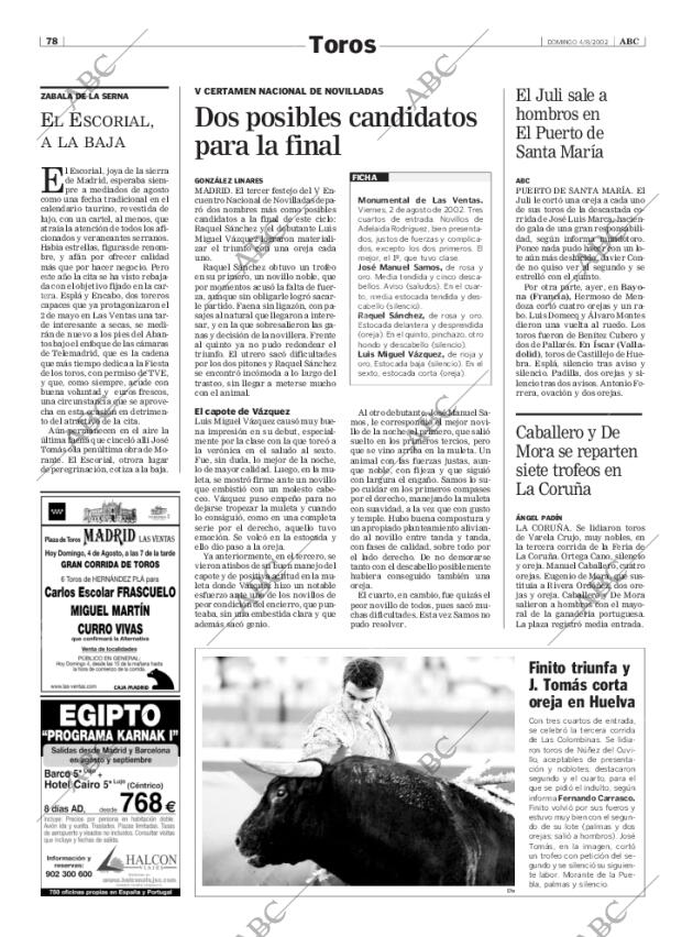 ABC MADRID 04-08-2002 página 78