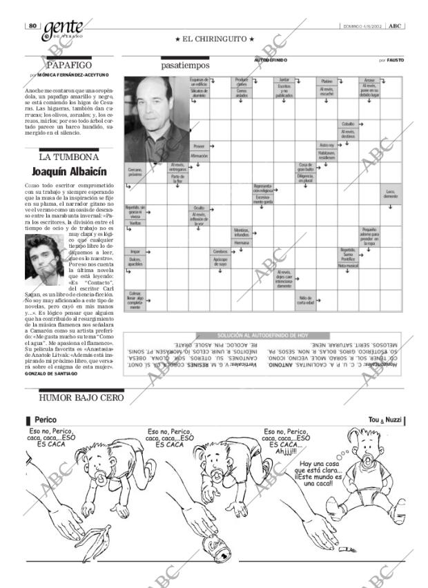 ABC MADRID 04-08-2002 página 80