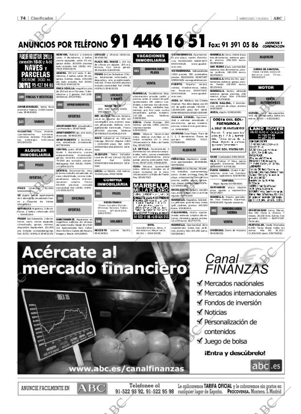 ABC SEVILLA 07-08-2002 página 74
