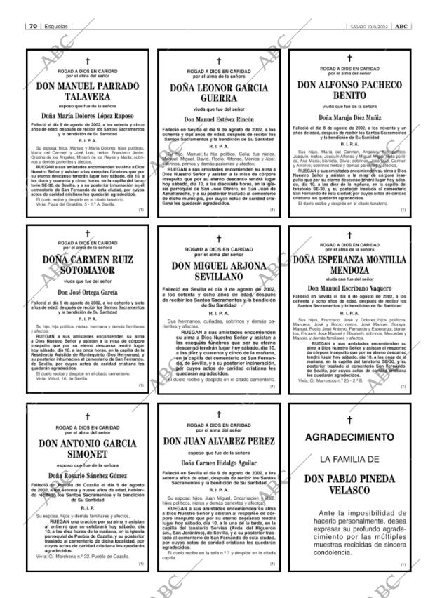 ABC SEVILLA 10-08-2002 página 70