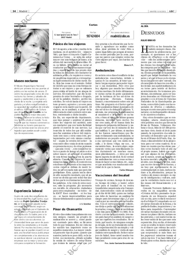 ABC MADRID 13-08-2002 página 34