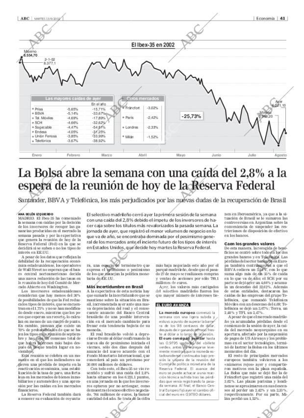 ABC MADRID 13-08-2002 página 41