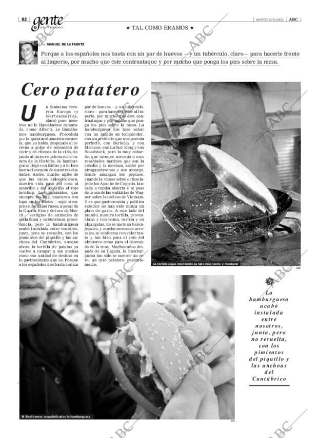 ABC MADRID 13-08-2002 página 82