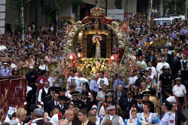 Procesión de la Virgen de la Paloma