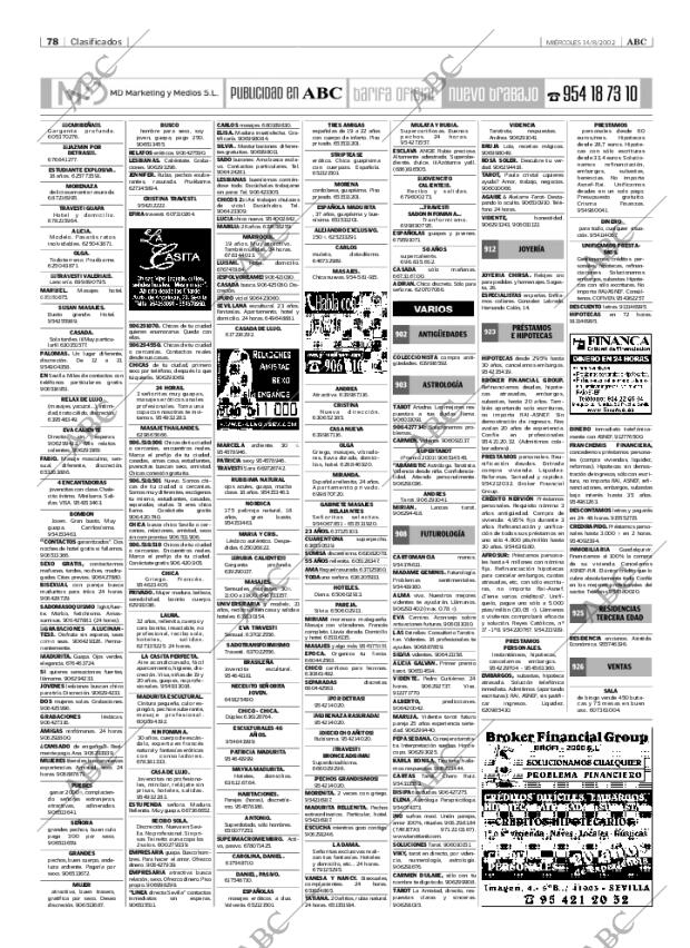 ABC SEVILLA 14-08-2002 página 78