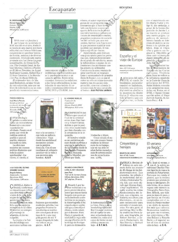CULTURAL MADRID 17-08-2002 página 18