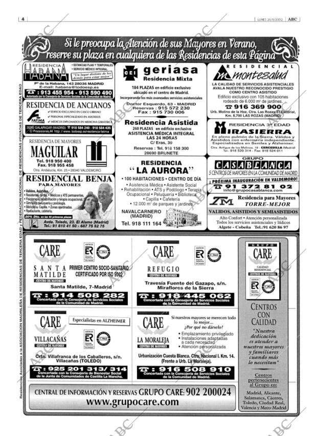 ABC MADRID 26-08-2002 página 4