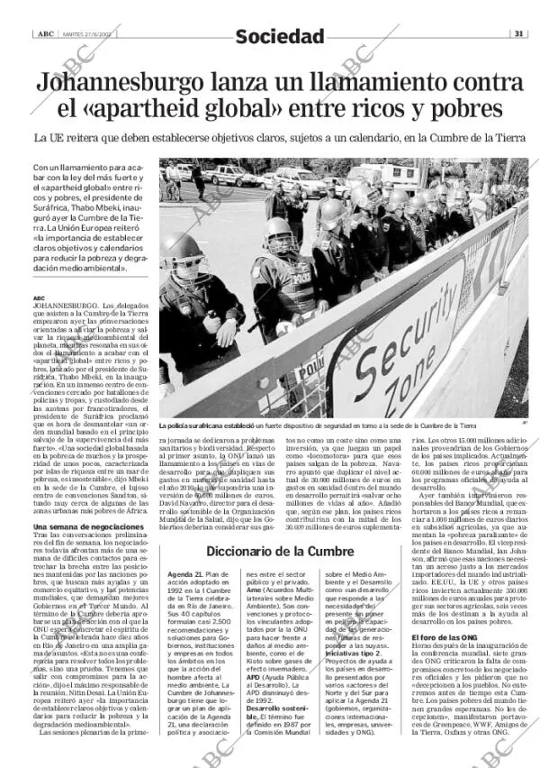 ABC MADRID 27-08-2002 página 31