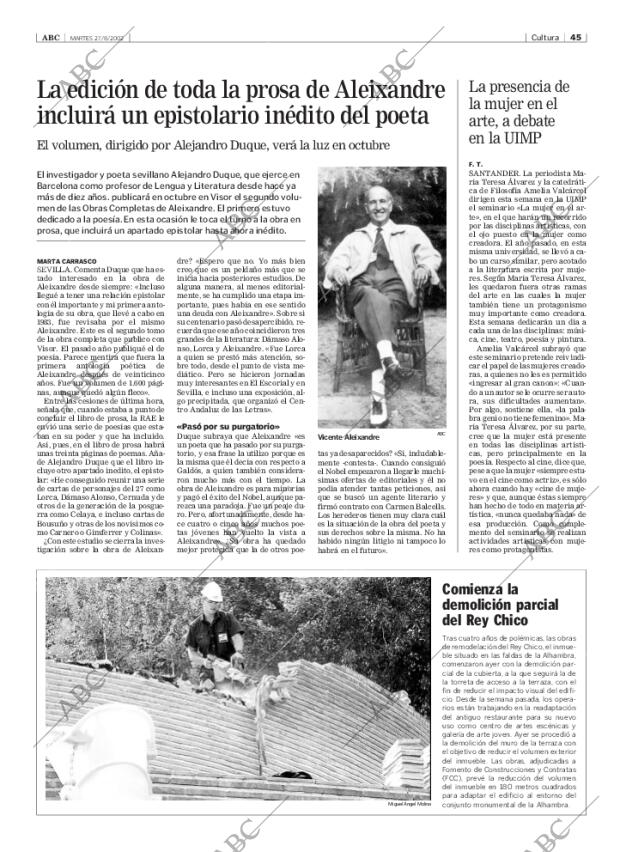 ABC MADRID 27-08-2002 página 45