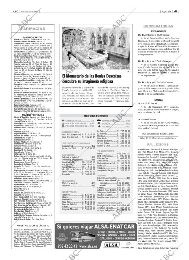 ABC MADRID 27-08-2002 página 61