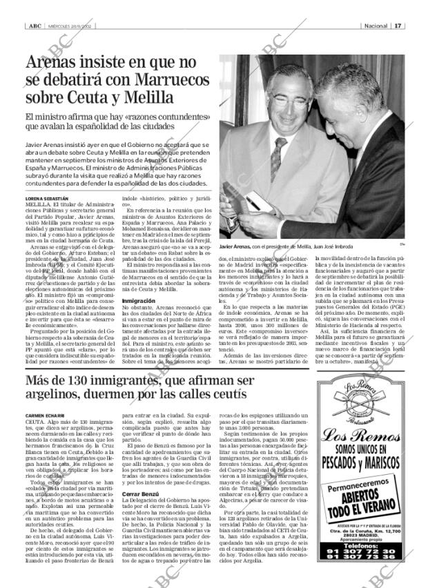 ABC MADRID 28-08-2002 página 17