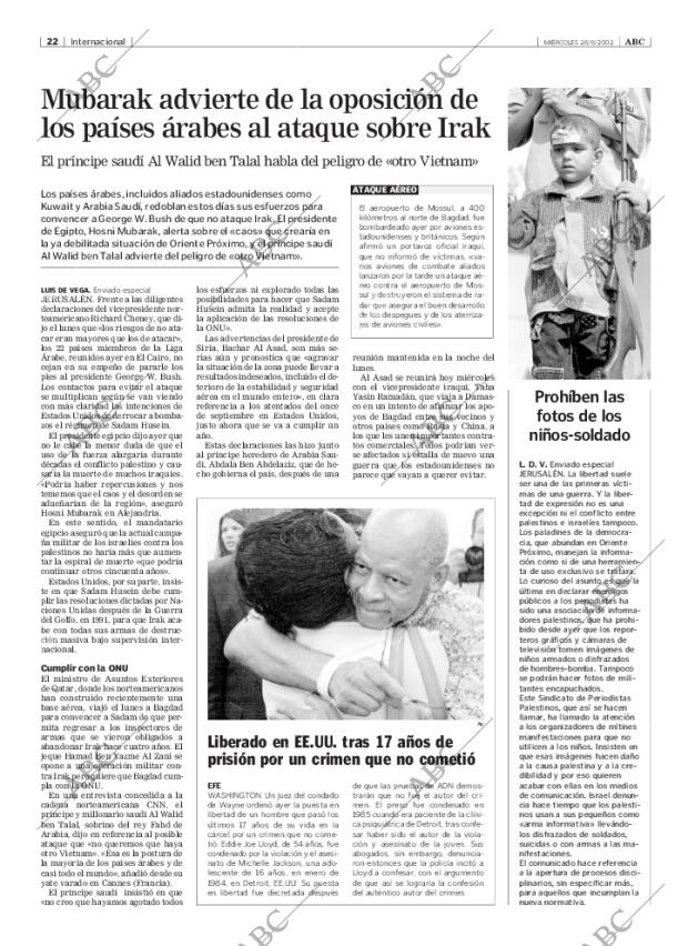 ABC MADRID 28-08-2002 página 22