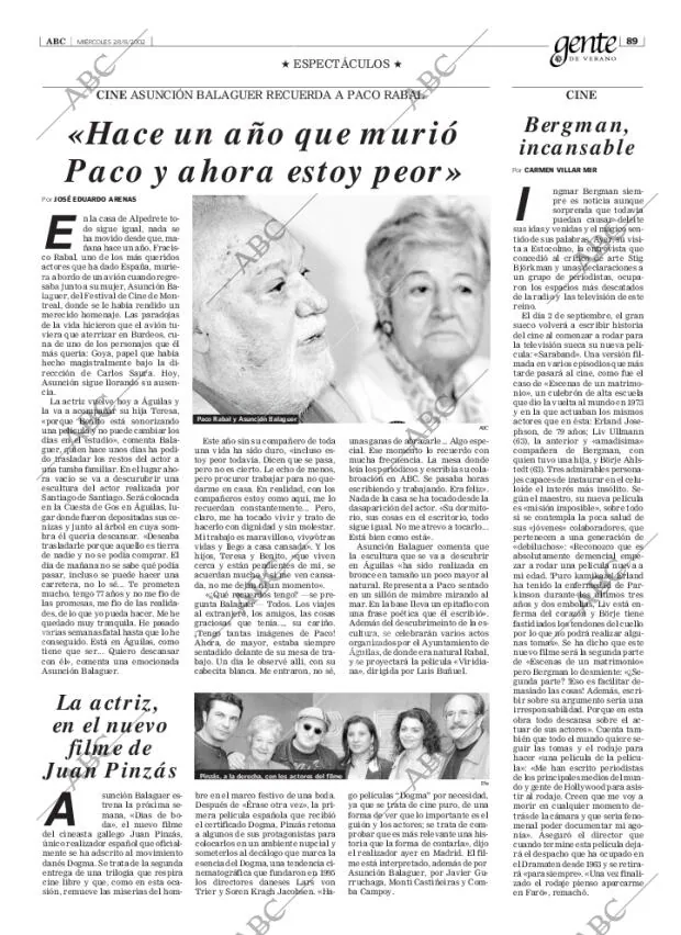 ABC MADRID 28-08-2002 página 89