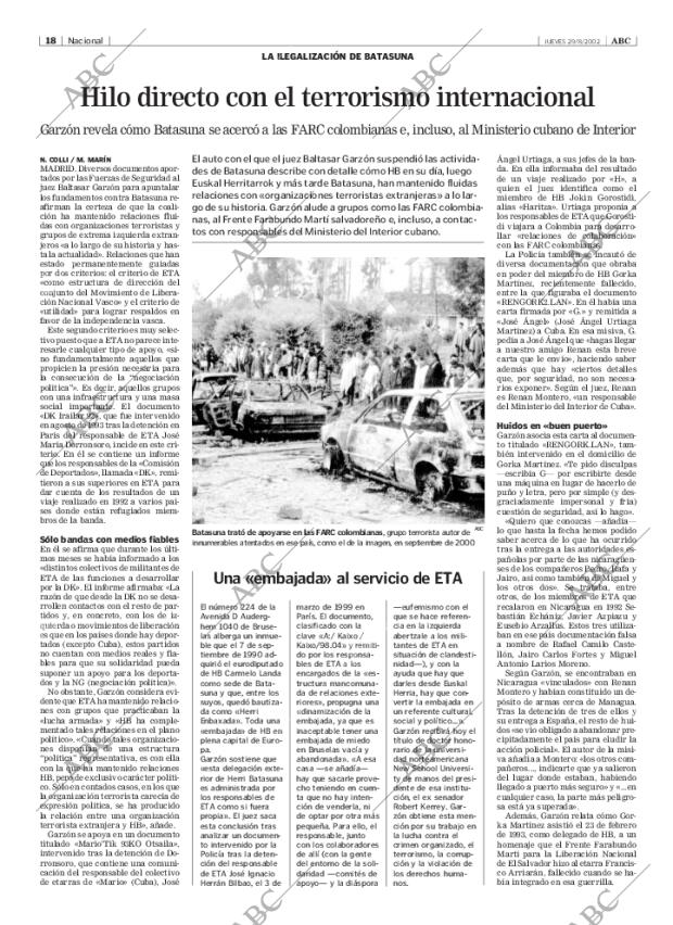 ABC MADRID 29-08-2002 página 18