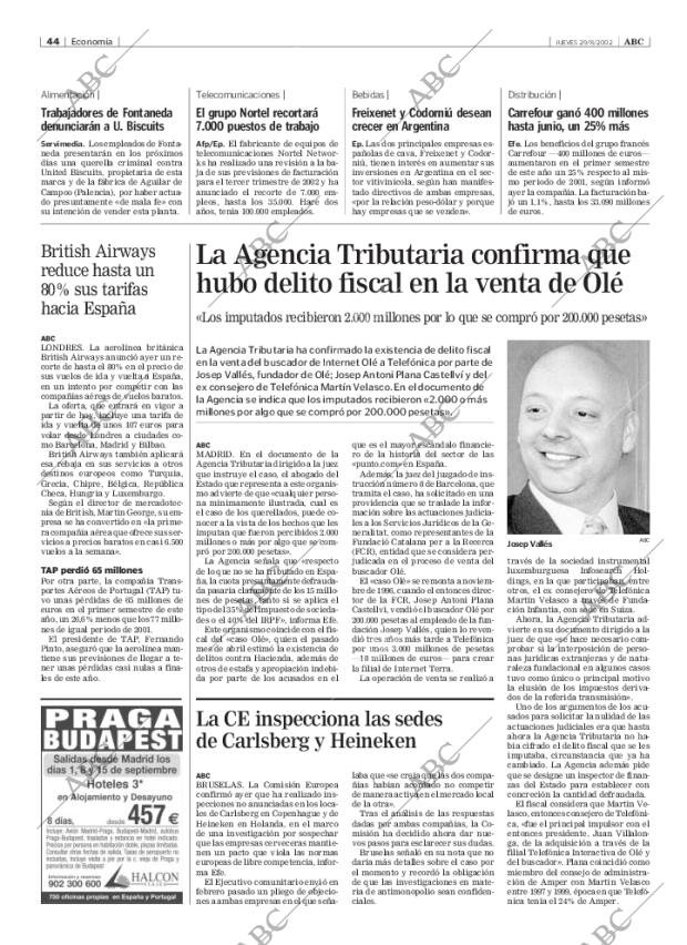 ABC MADRID 29-08-2002 página 44