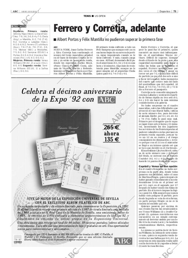ABC MADRID 29-08-2002 página 71
