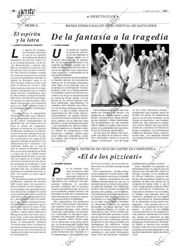 ABC MADRID 29-08-2002 página 98
