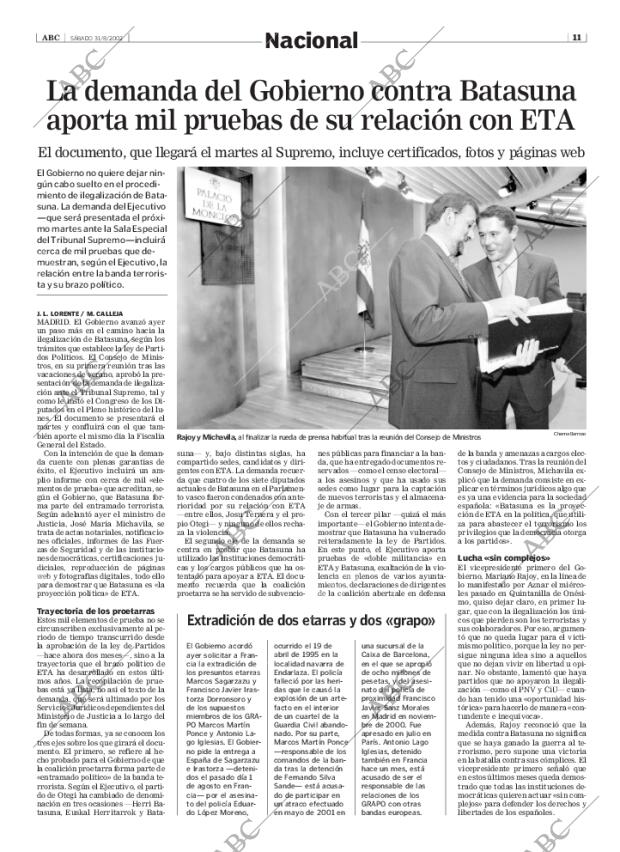ABC MADRID 31-08-2002 página 11