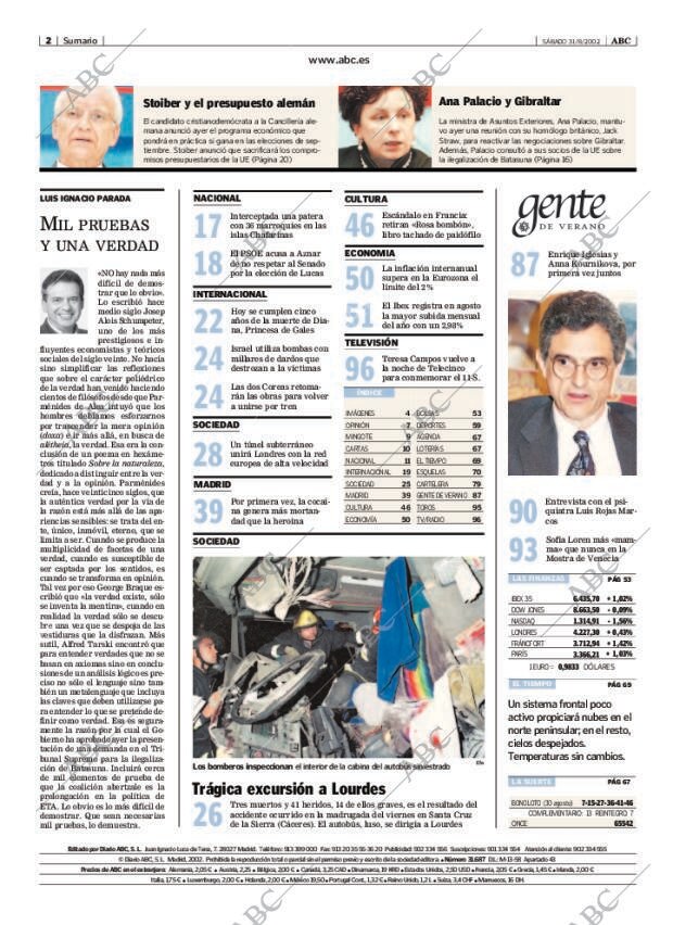 ABC MADRID 31-08-2002 página 2