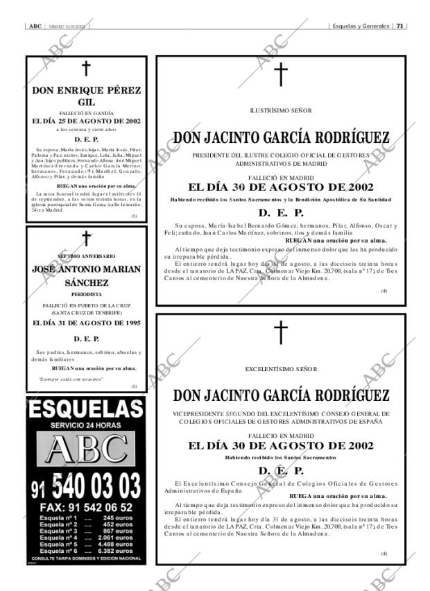 ABC MADRID 31-08-2002 página 71