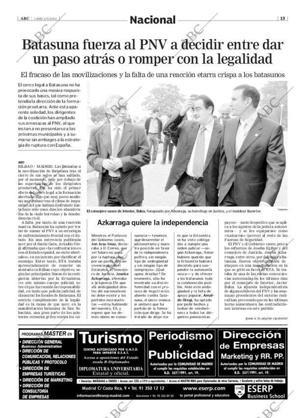 ABC CORDOBA 02-09-2002 página 13