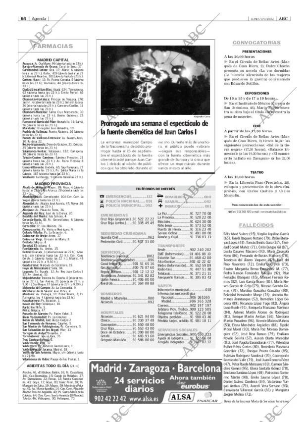 ABC MADRID 09-09-2002 página 64