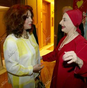 Sara Montiel y Alicia Alonso Foto