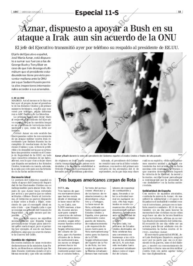 ABC MADRID 11-09-2002 página 11