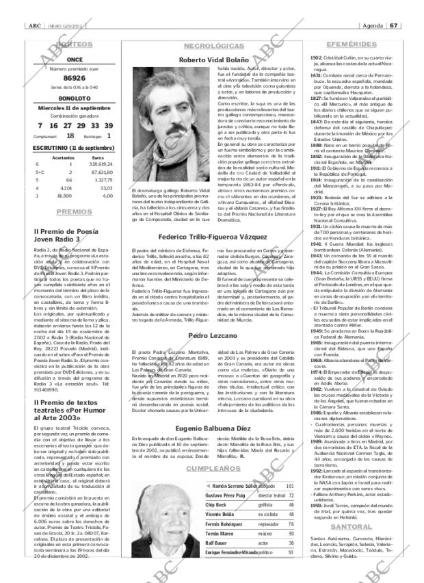 ABC MADRID 12-09-2002 página 67