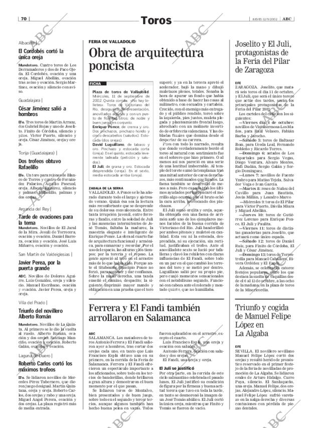 ABC SEVILLA 12-09-2002 página 70
