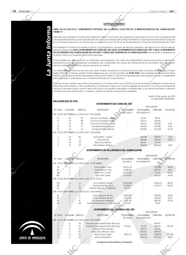 ABC SEVILLA 12-09-2002 página 78