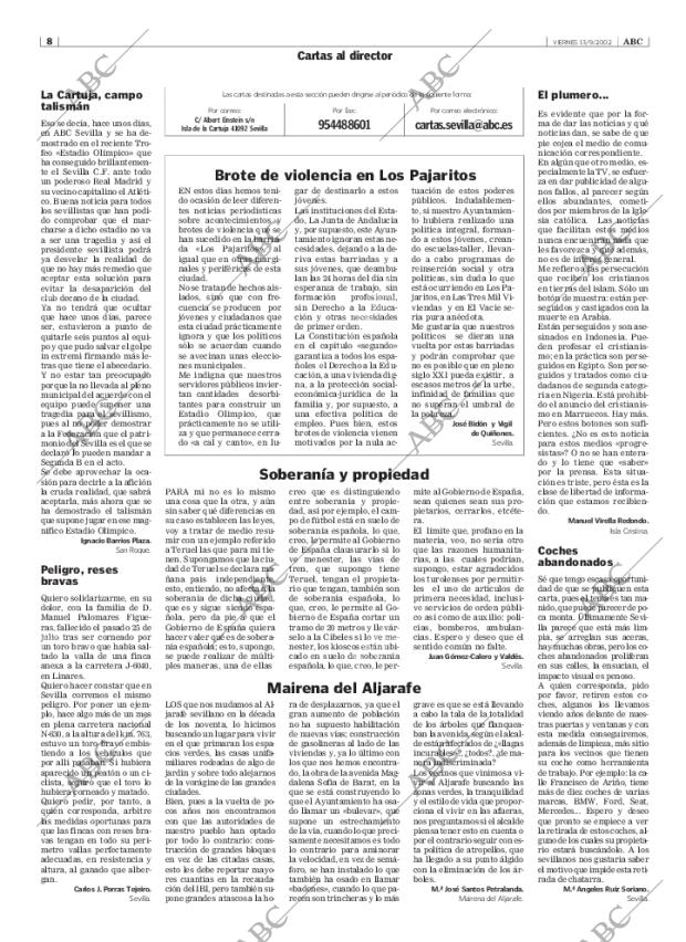 ABC SEVILLA 13-09-2002 página 8