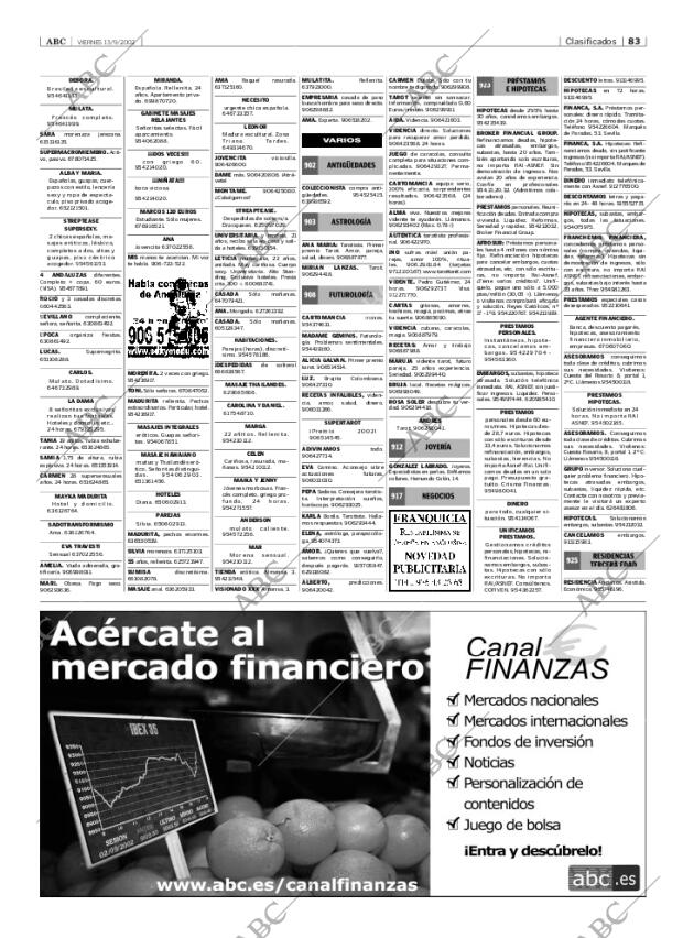 ABC SEVILLA 13-09-2002 página 83
