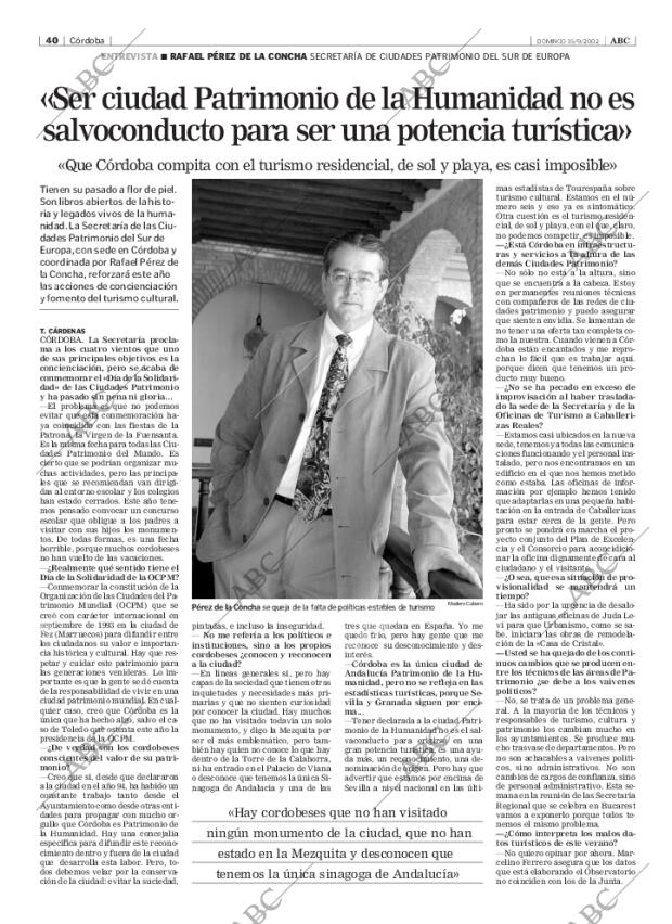 ABC CORDOBA 15-09-2002 página 40