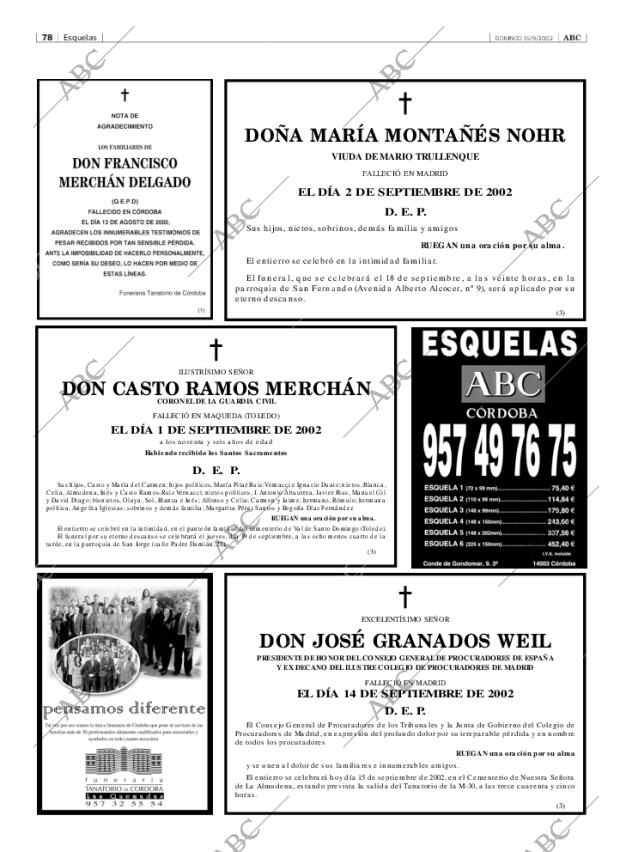 ABC CORDOBA 15-09-2002 página 78