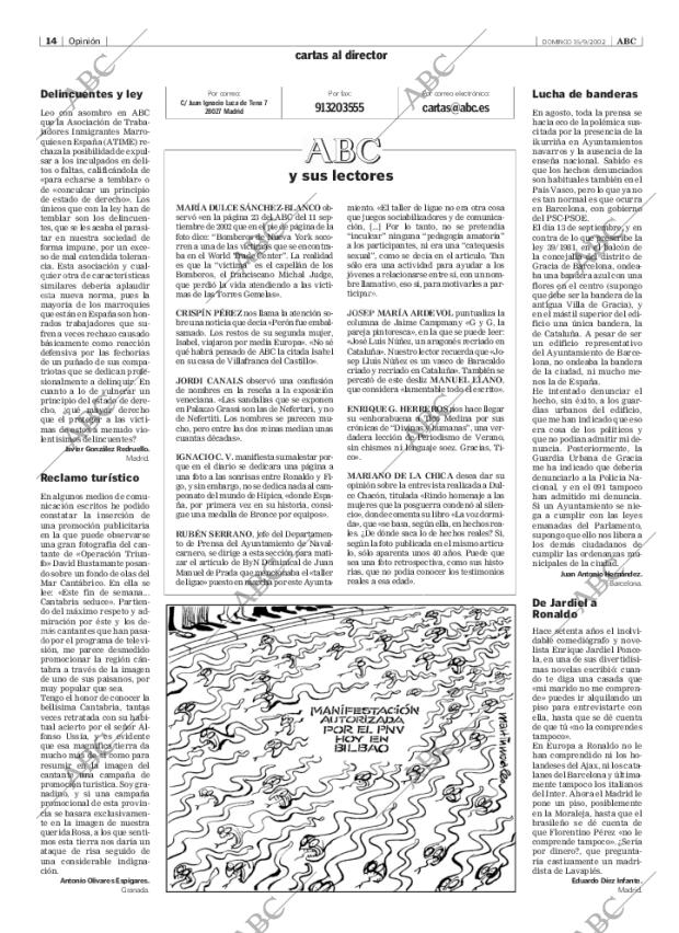 ABC MADRID 15-09-2002 página 14