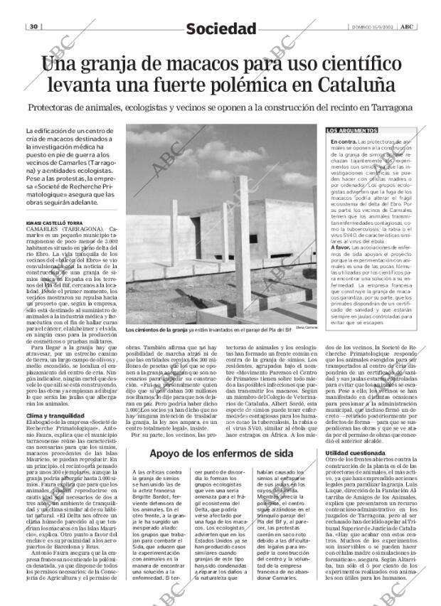 ABC MADRID 15-09-2002 página 30