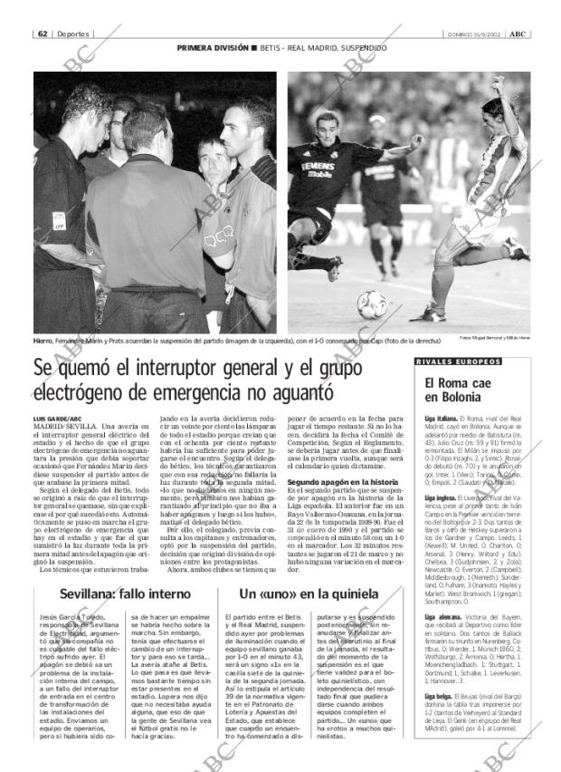 ABC MADRID 15-09-2002 página 62
