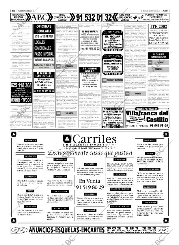 ABC MADRID 15-09-2002 página 88