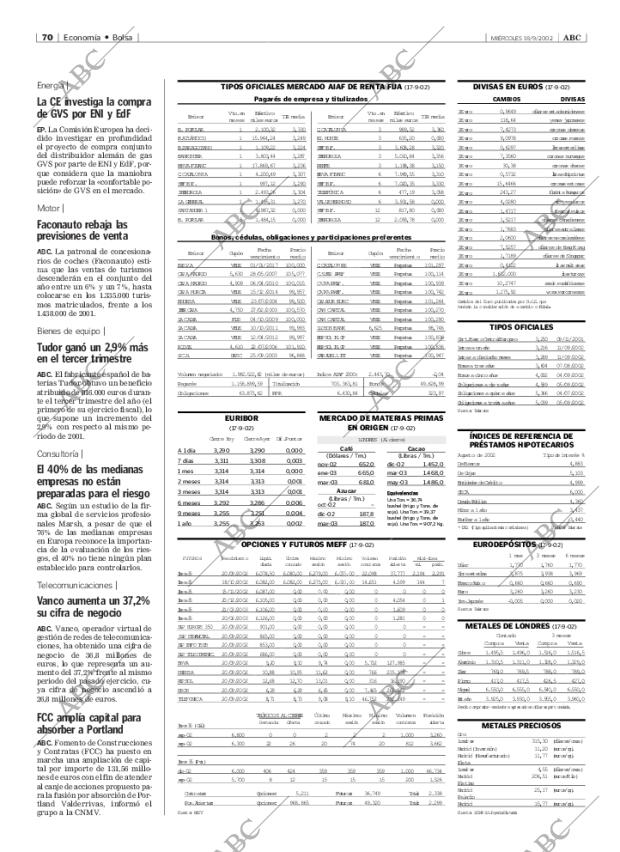 ABC MADRID 18-09-2002 página 70