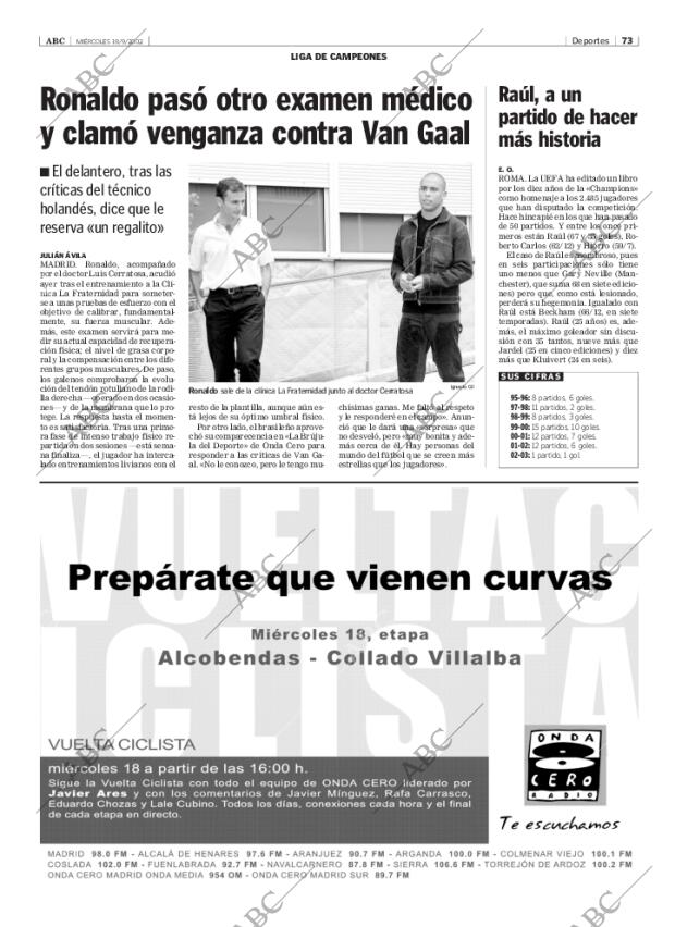 ABC MADRID 18-09-2002 página 73