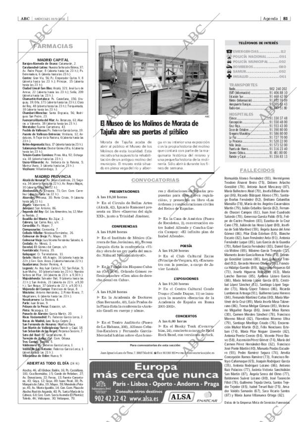 ABC MADRID 18-09-2002 página 81