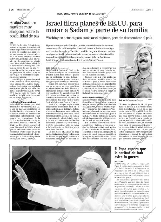ABC MADRID 19-09-2002 página 26