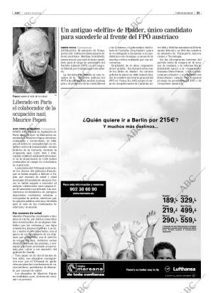 ABC MADRID 19-09-2002 página 31