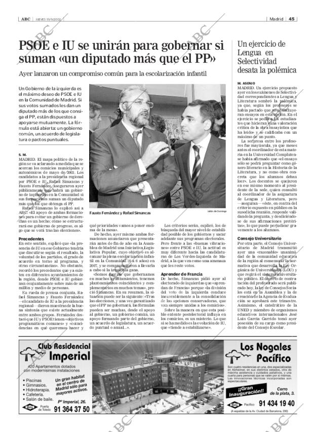 ABC MADRID 19-09-2002 página 45