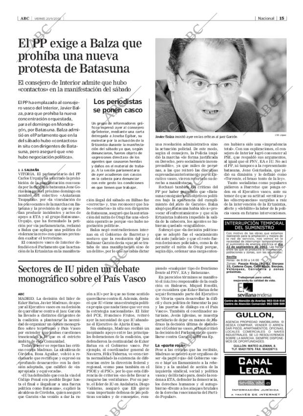 ABC SEVILLA 20-09-2002 página 15
