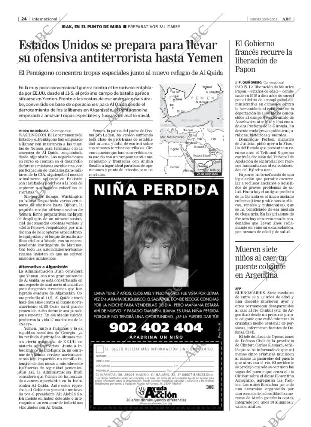 ABC SEVILLA 20-09-2002 página 24