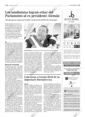 ABC SEVILLA 20-09-2002 página 25