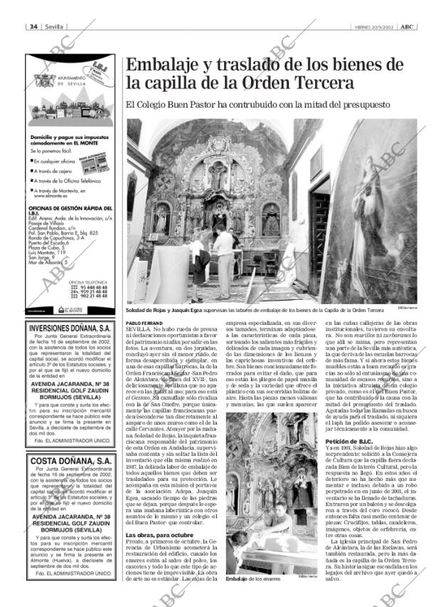 ABC SEVILLA 20-09-2002 página 34